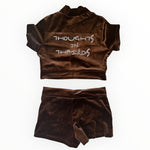 Brown Velvet Set - Thoughts In Threads