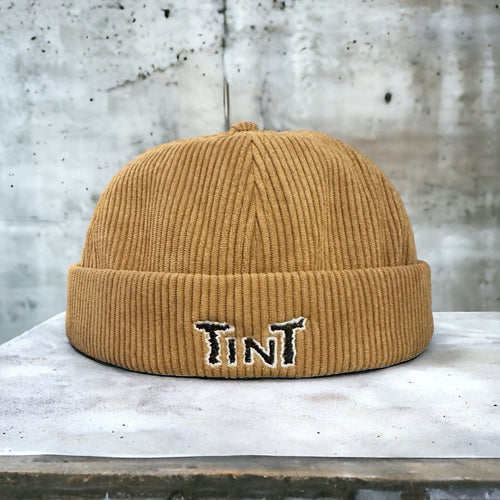 Beige Brimless Cap - Thoughts In Threads