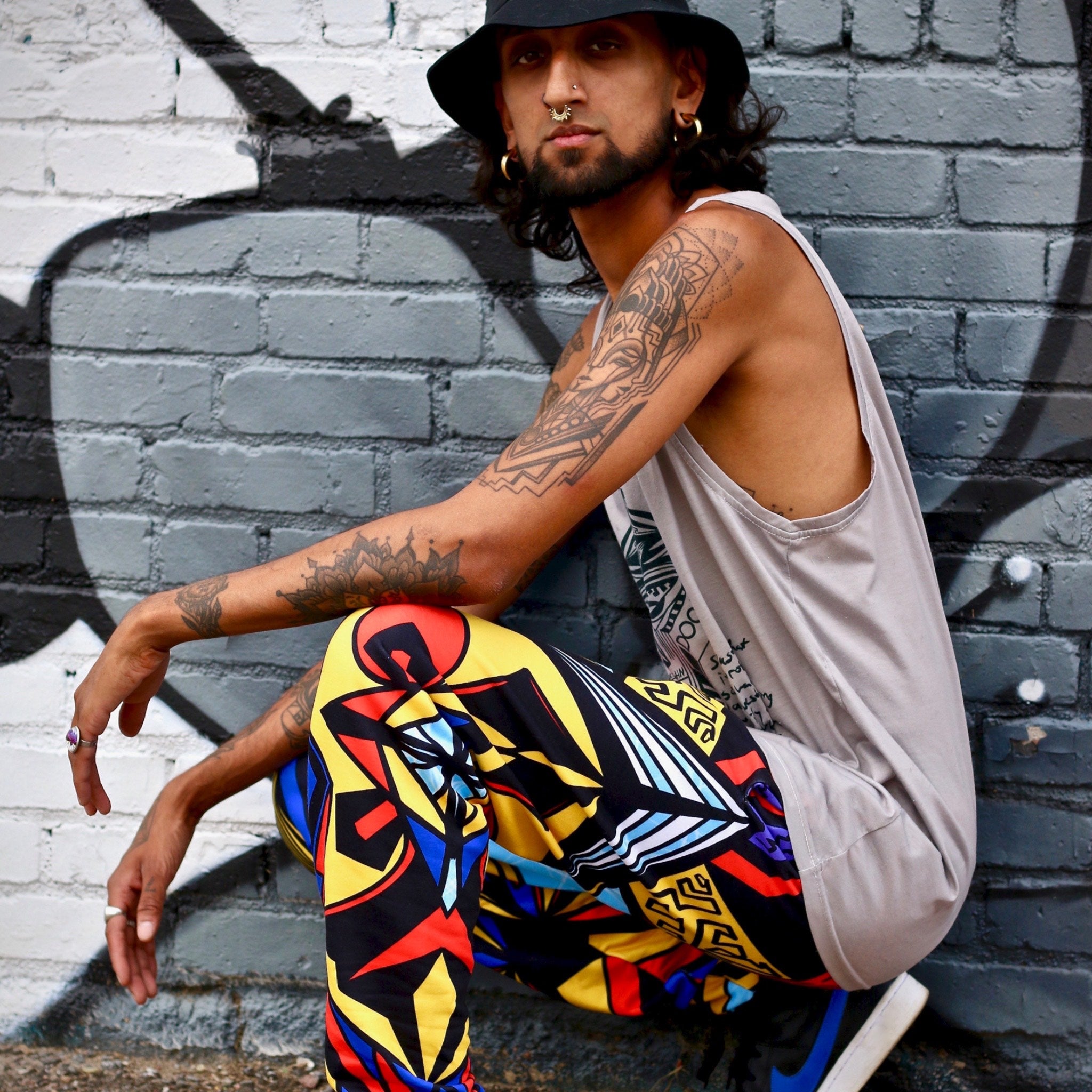 トップス theredthread S print sweat pants charm THEREDTHREAD / ザレッドスレッド】S print sweat pants charm