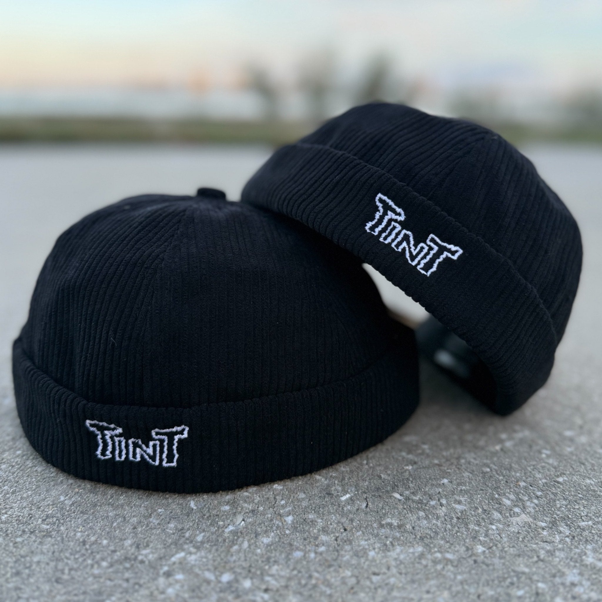 Black Brimless Cap | Thoughts In Threads