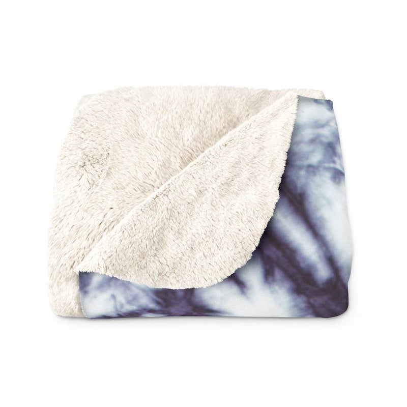 Blue Tie-dye Blanket - Thoughts In Threads