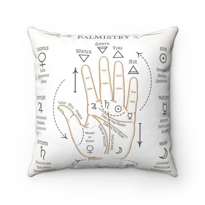 Palmistry Pillow - Thoughts In Threads