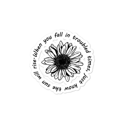 Sunflower Sticker - Thoughts In Threads