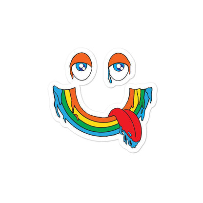 Rainbow Smile Sticker - Thoughts In Threads