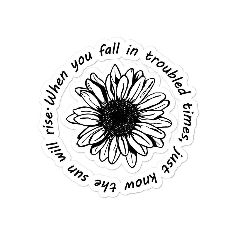 Sunflower Sticker - Thoughts In Threads