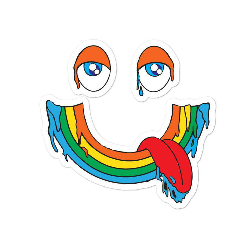 Rainbow Smile Sticker - Thoughts In Threads