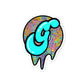 Groovy Slaps Cyan Sticker - Groovy J - Thoughts In Threads